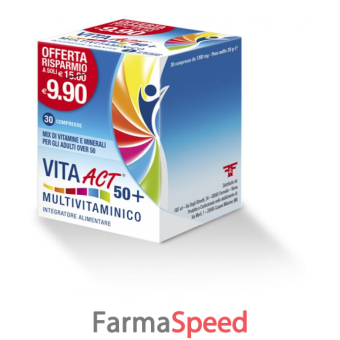 vita act 50+ multivitaminico 30 compresse