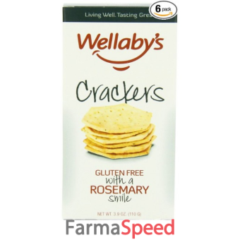 wellaby's crackers rosmarino 100 g