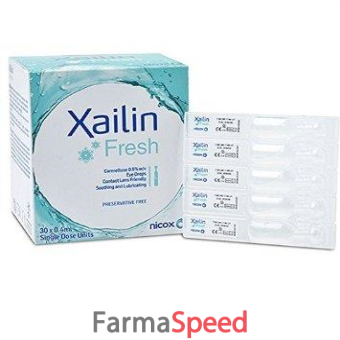 xailin fresh gocce oculari carbossimetilcellulosa 0,5% 30 flaconcini monodose 0,4 ml