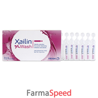 xailin wash soluzione sterile oculare 20 flaconcini 5 ml monodose