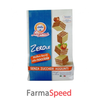 zerole wafers alla nocciola senza zuccheri aggiunti 175 g