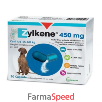 zylkene cani 20 capsule da 450 mg