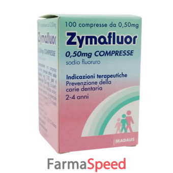 zymafluor - 0,50 mg compresse 100 compresse 