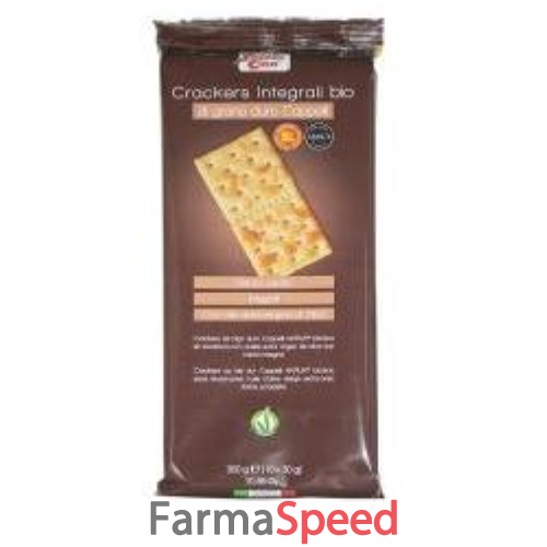 Fsc Crackers Integrali Di Grano Duro Senatore Cappelli Senza Lievito Bio Vegan Con Olio Extravergine Di Oliva 300 G Farmaspeed It