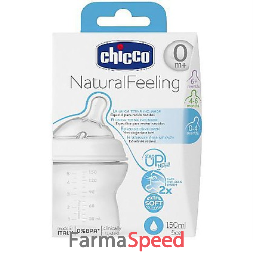 Chicco Biberon Natural Feel 0+150 Normale 