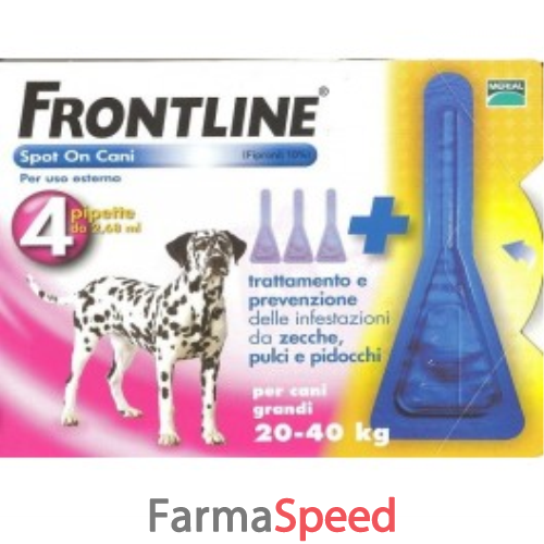 Frontline Spot On Cani Grandi 3+1 Pipette