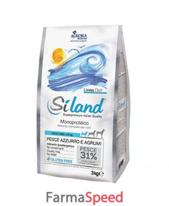 Siland Diet Adult Mini Con Pesce Azzurro E Agrumi 3 Kg Farmaspeedit